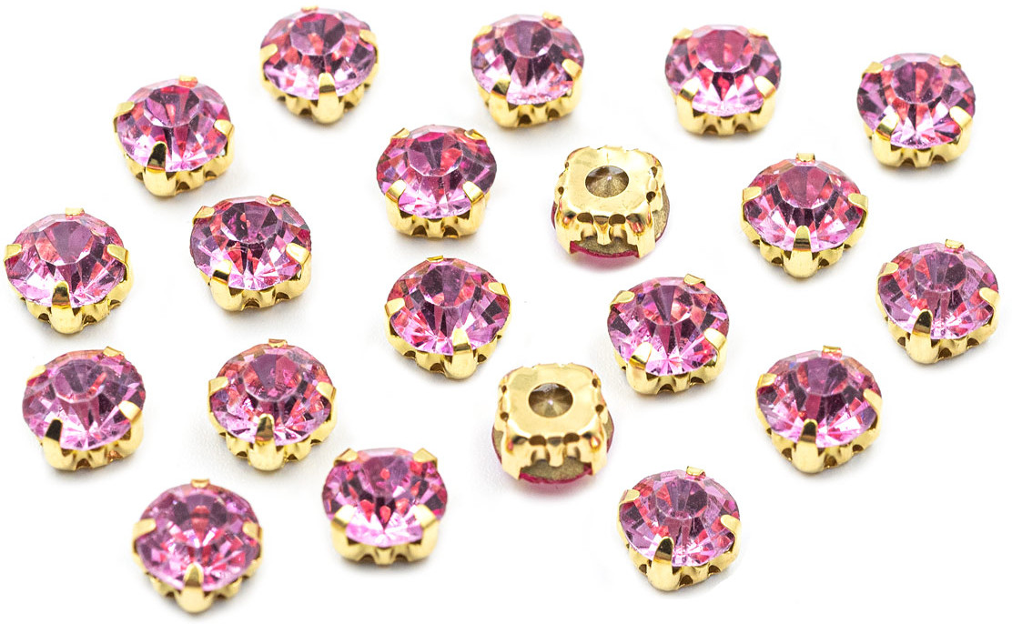 Стразы хрустальные в цапах | Астра