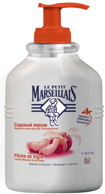 Мыло жидкое для рук «Садовый персик» | Le Petit Marseillais