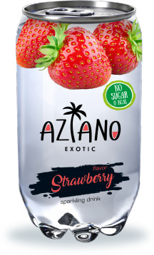 Напиток безалкогольный со вкусом клубники | Aziano