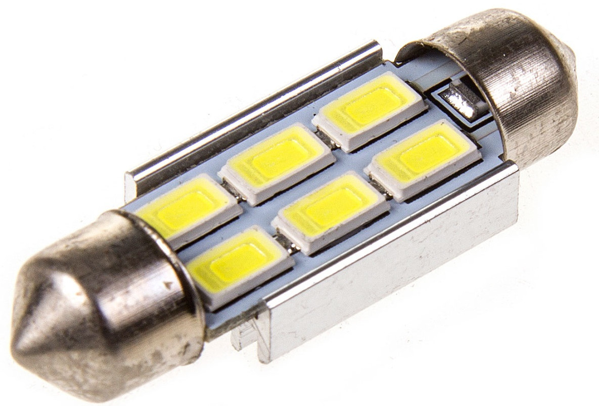 Автолампа диод C5W 11-36 (SV8,5) | KS