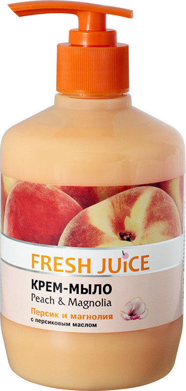 Крем-мыло для рук «Персик и магнолия» | Fresh Juice
