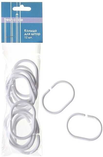 Набор колец для шторы в ванную | Fresh Code