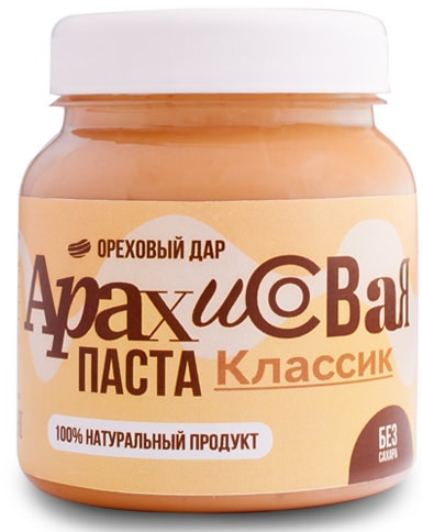 Паста арахисовая «Классик» | Ореховый дар