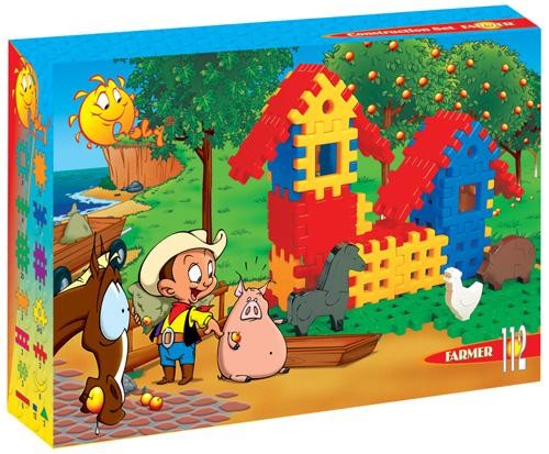 Конструктор «Фермер» (112 элементов) | Фермер | Полесье