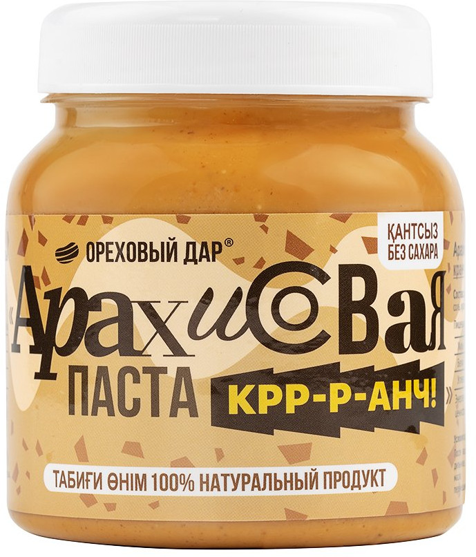 Паста арахисовая «Кранч» | Ореховый дар