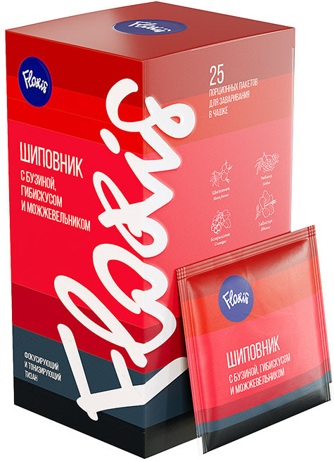 Напиток чайный «Шиповник с бузиной, гибискусом и можжевельником» | Floris