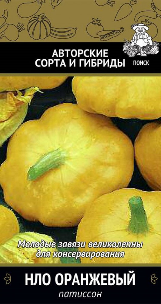 Патиссон «НЛО Оранжевый» | Авторские сорта и гибриды | Поиск