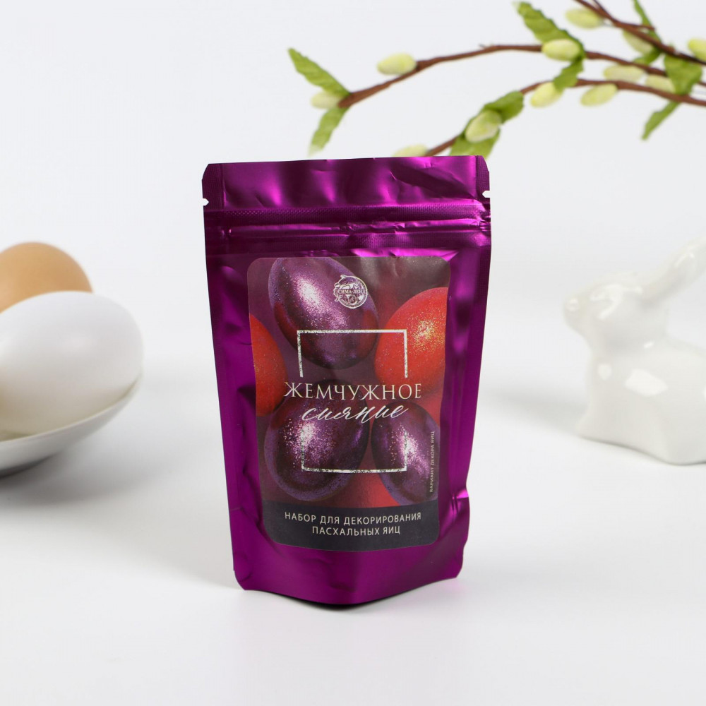 Набор для украшения яиц с жидкими красителями «Жемчужное сияние»