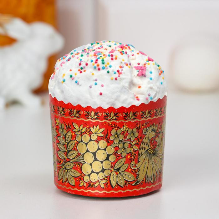 Форма бумажная для маффинов и куличей «Хохлома» | Пасха | Деко-про