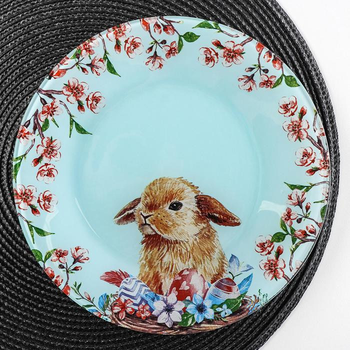 Тарелка обеденная «Кролик» | Пасха | Доляна