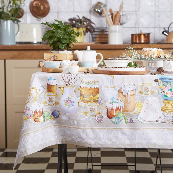 Скатерть «Пасхальные куличи» | Пасхальные куличи | Этель