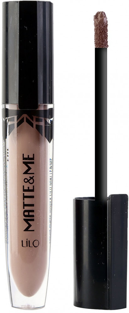 Помада для губ жидкая матовая, тон 207 Sugar baby | Matte&me | LiLo