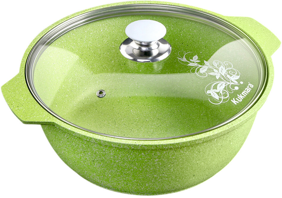 Кастрюля-жаровня со стеклянной крышкой | Trendy Style | Kukmara