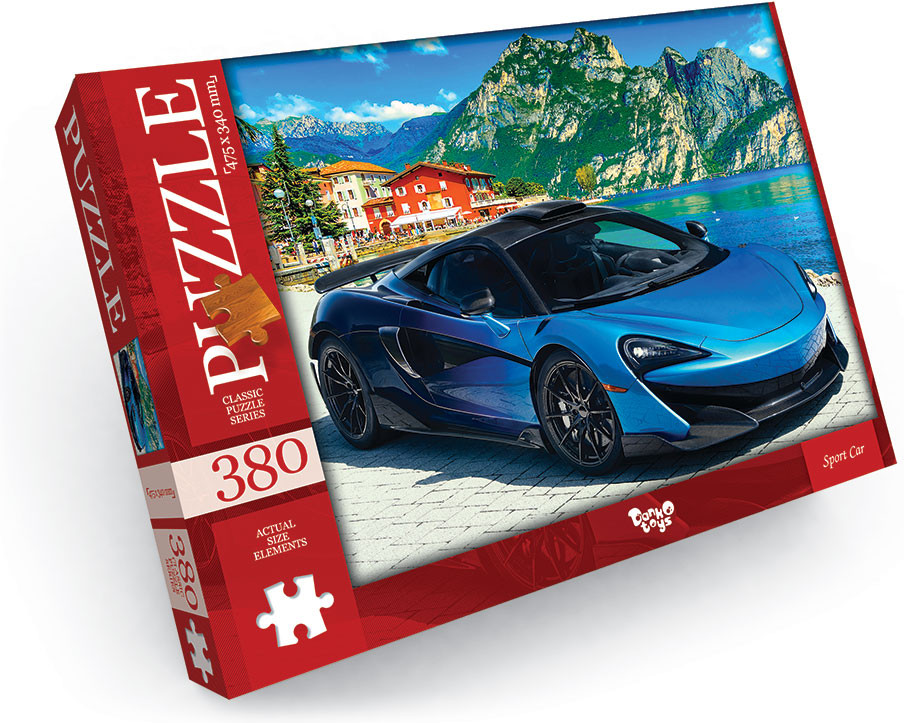 Пазл «Синий автомобиль» | Danko Toys