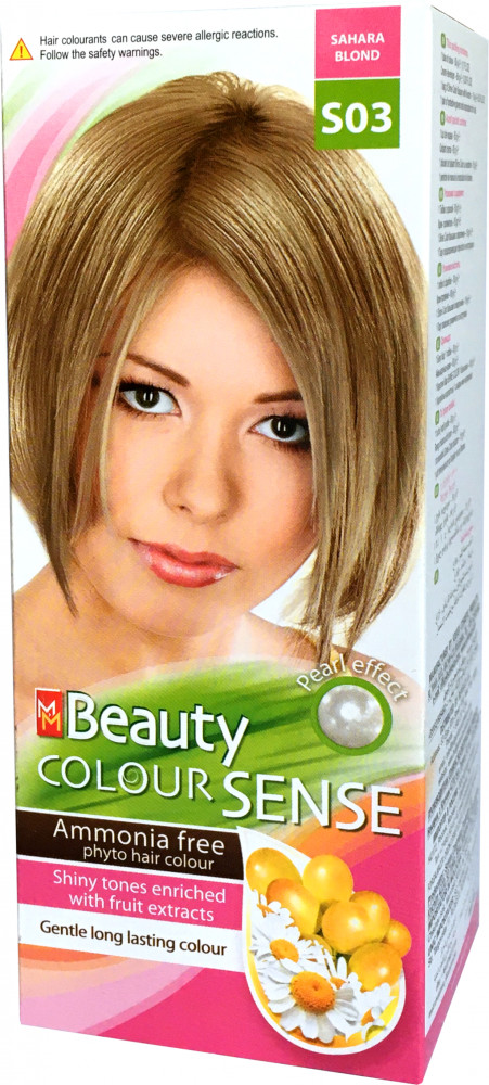 Краска для волос стойкая без аммиака, оттенок S03 Cахара | MM Beauty Colour Sense