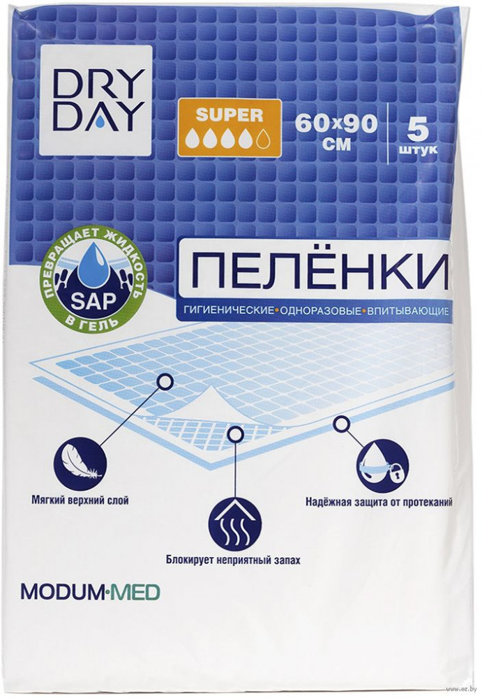 Пеленки гигиенические впитывающие | Modum