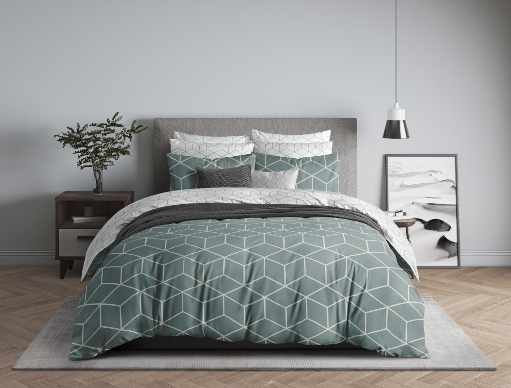 Комплект постельного белья «Lounge Green» | Guten Morgen