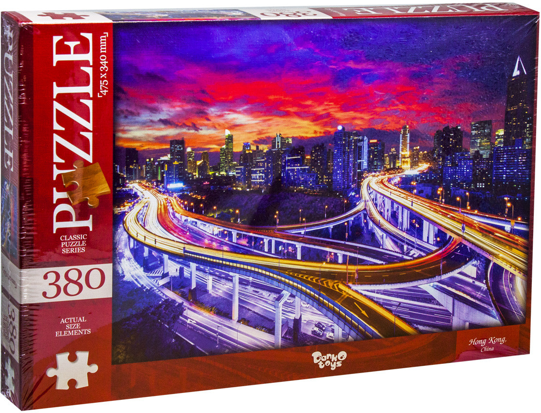 Пазл «Ночной Гонконг» | Danko Toys