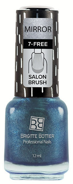 Лак для ногтей, оттенок 08 Синяя сталь | Mirror | Brigitte Bottier