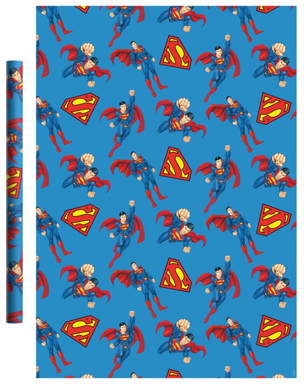 Бумага упаковочная | Superman | ND Play