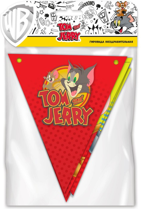 Гирлянда поздравительная | Том и Джерри | ND Play
