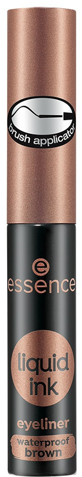 Подводка для глаз «Liquid ink eyeliner waterproof», оттенок Brown | Essence