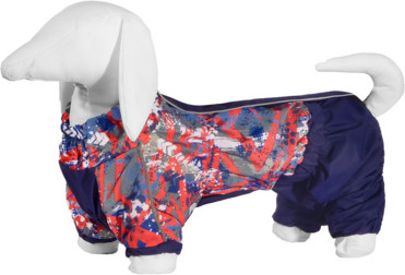 Дождевик для собак породы такса «Абстракция» | Yami-Yami