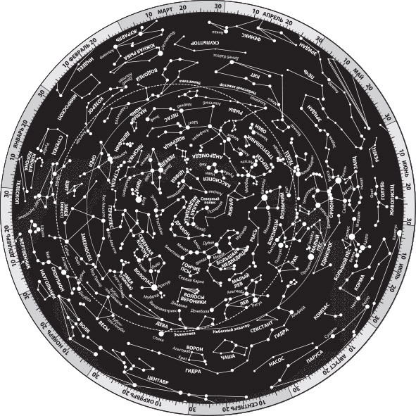 Планисфера. Звездное небо | Как наблюдать за звездами
