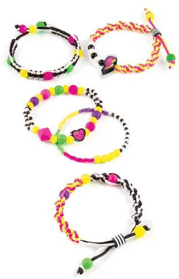 Набор для создания браслетов «Черно-белые и неоновые браслеты» | Make it real