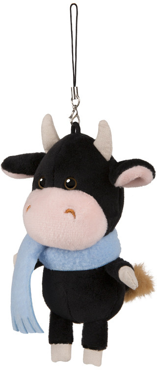 Игрушка мягкая «Бычок в голубом шарфике» | Maxitoys Luxury