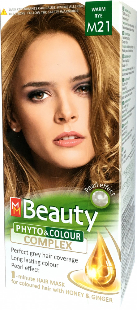 Краска для волос стойкая, оттенок М21 Спелая Рожь | Solvex