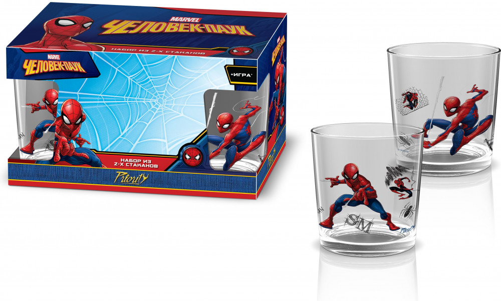 Набор стаканов «Человек-паук» | Marvel | PrioritY
