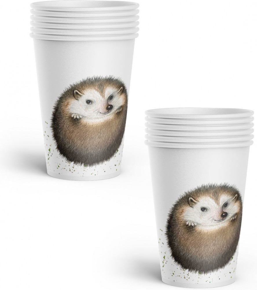Набор стаканов одноразовых «Ёж» | Наглая рыжая морда | PrioritY