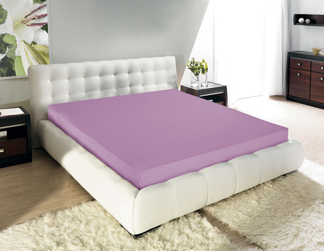 Простыня на резинке «Lilac» | Guten Morgen