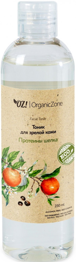 Тоник для зрелой кожи «Протеины шелка» | Organic Zone
