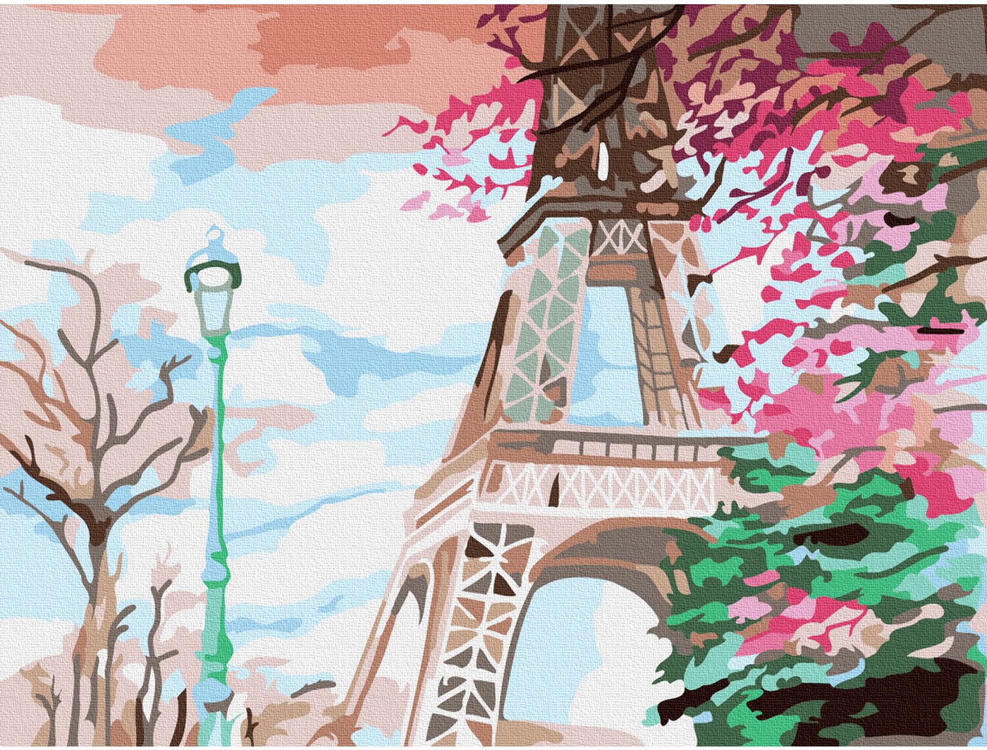 Картина по номерам «Эйфелева башня» | Molly