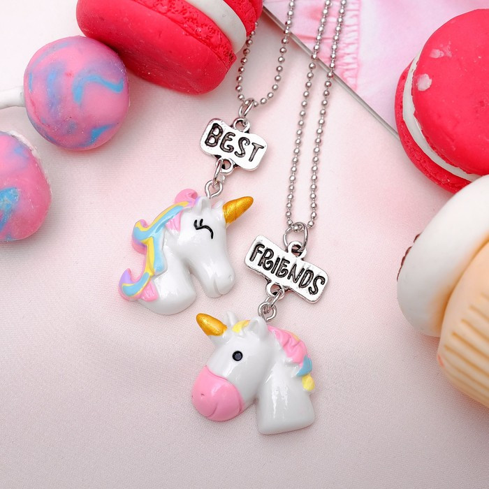 Цепочка с кулоном для девочек | Единорог | Выбражулька