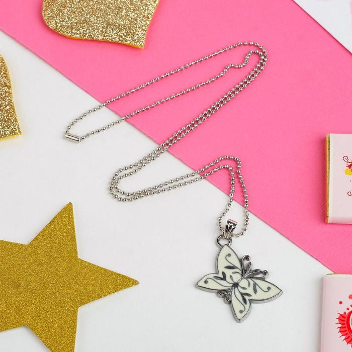 Цепочка с кулоном для девочек | Бабочка | Выбражулька