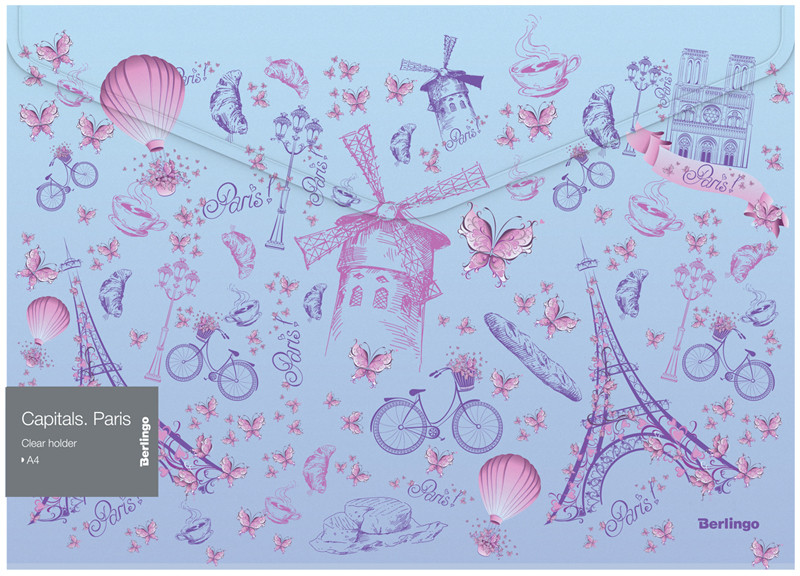 Папка-конверт | Capitals | Berlingo