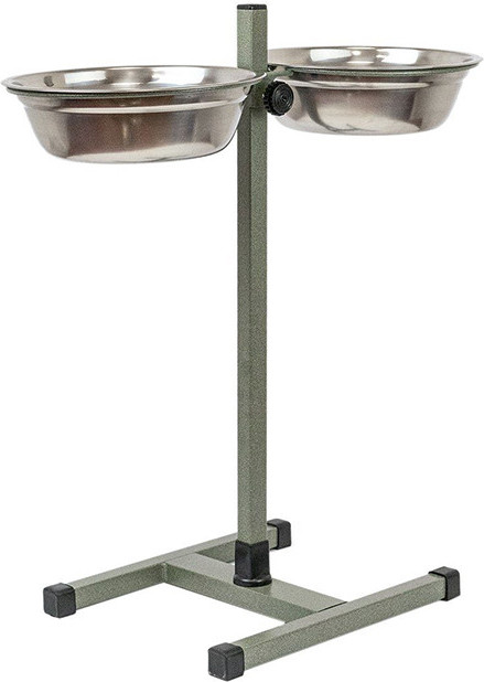 Стойка с мисками регулируемая | Yami-Yami