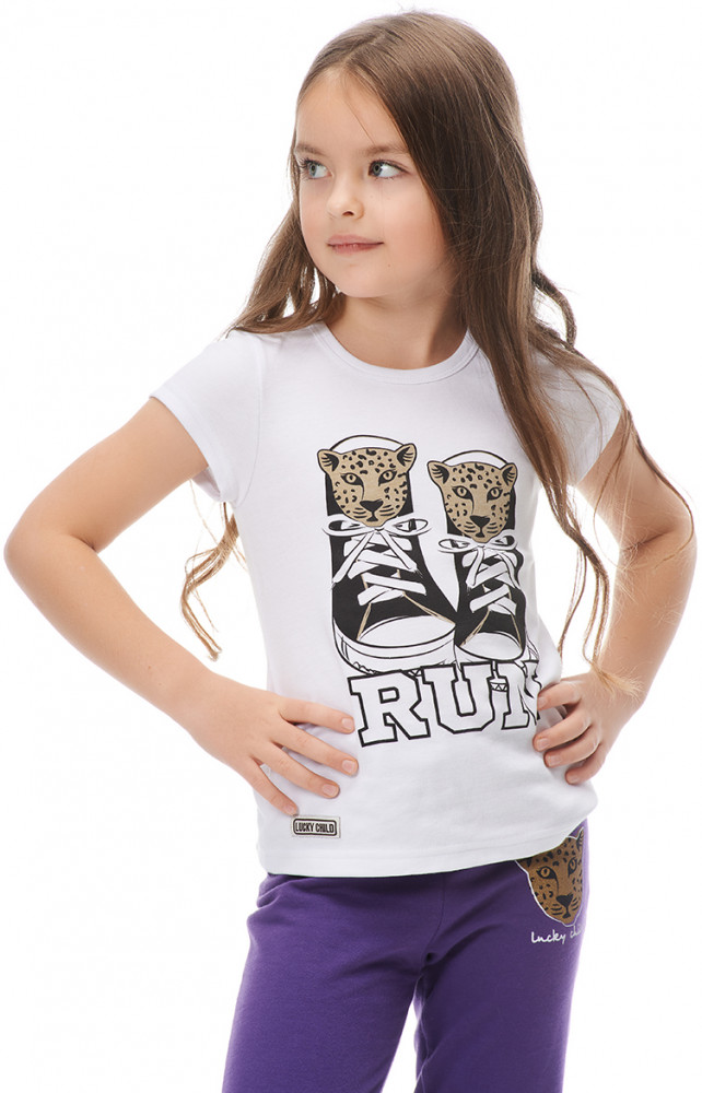 Футболка для девочек | Sport | Lucky Child