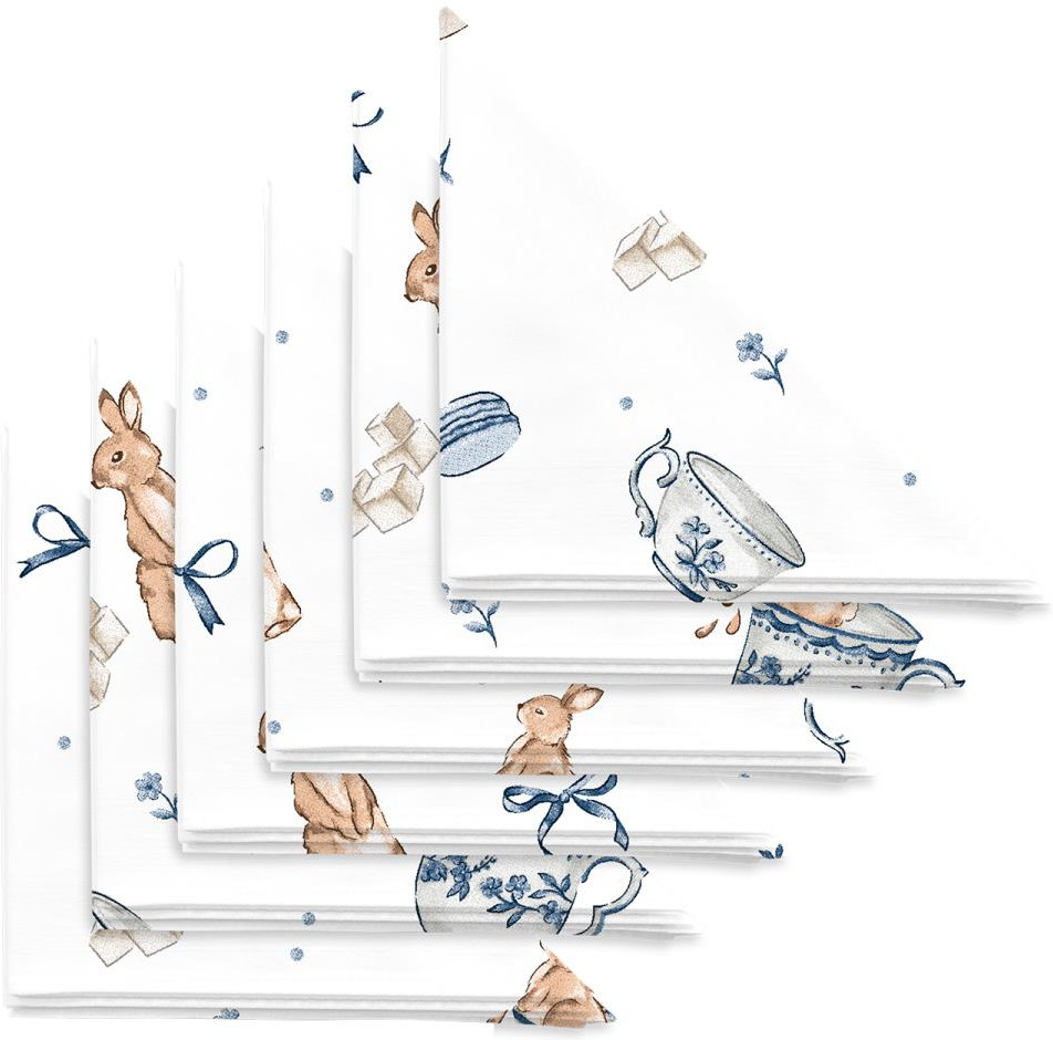 Комплект салфеток | Зайчики | Tkano