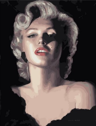 Картина по номерам «Мэрилин» | Paintboy