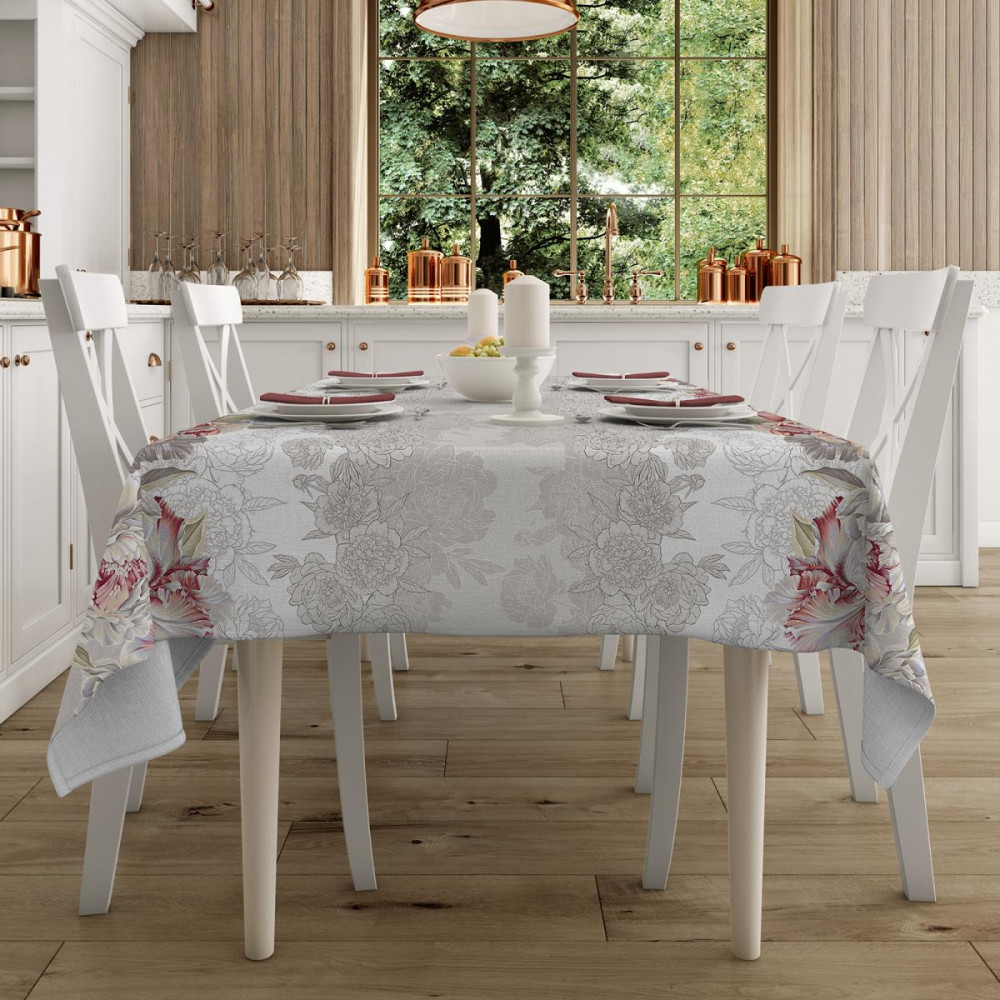 Скатерть на стол | Душистый пион | Mia Cara