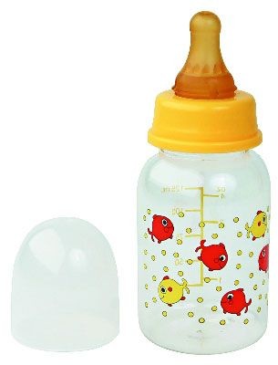 Бутылочка с латексной соской 125 мл | Курносики
