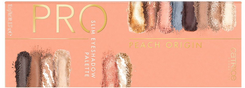 Палетка теней для век «Pro Peach Origin Slim Eyeshadow Palette», оттенок 010 | Catrice