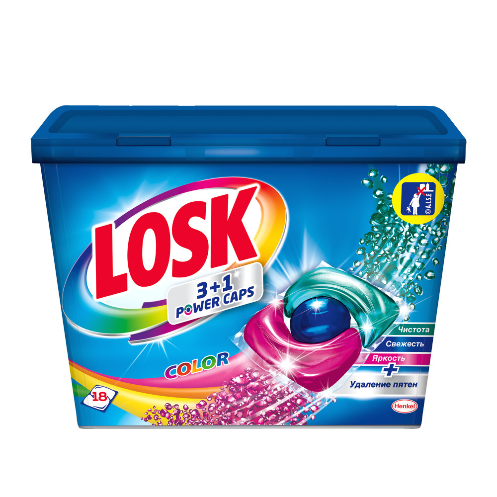Капсулы для стирки «Color» | Duo-Caps | Losk