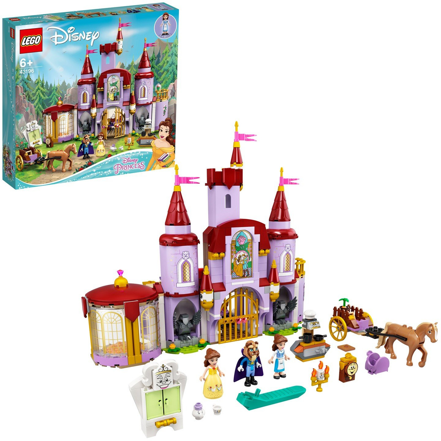 Конструктор Disney Princesses 43196 Замок Белль и Чудовища. Belle and the Beast's Castle | LEGO Disney Princesses | LEGO (ЛЕГО)