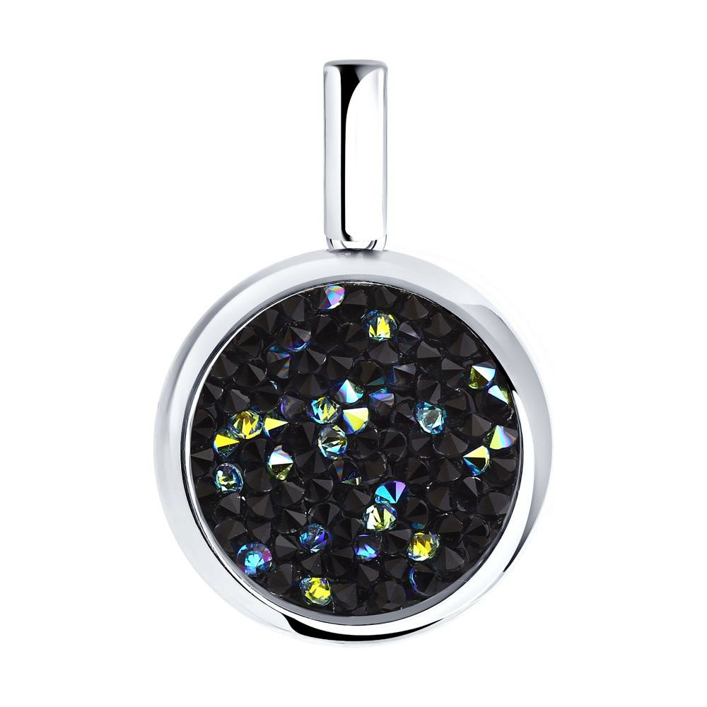 Подвеска из серебра с кристаллом Swarovski | SOKOLOV