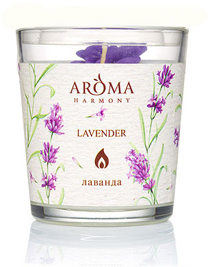 Свеча ароматическая «Лаванда» | Aroma Harmony
